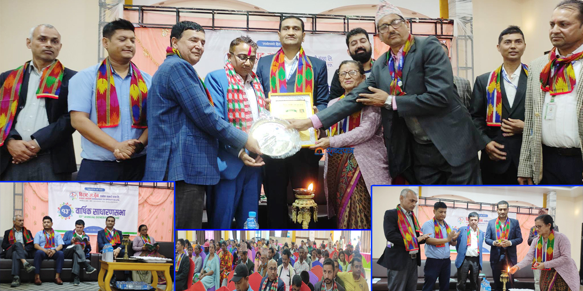 विराट–अर्जुन सहकारीद्धारा पत्रकार सन्तोष न्यौपानेसहित ८ जना सम्मानीत (भिडियोसहित) 
