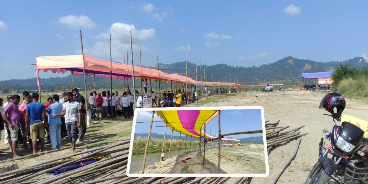    कनकाई माई नदीको किनारमा यसरी गरिएको छ छठ पूजाको तयारी (भिडियोसहित) 