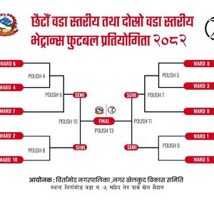 बिर्तामोडमा भोलीदेखि वडास्तरीय फुटवल हुँदै 