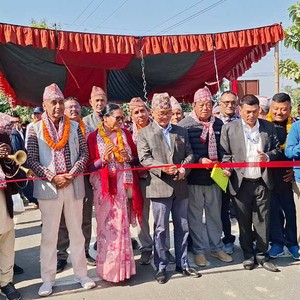 हल्दीबारीमा नव निर्मित कालोपत्रे सडकको नाम ’भुल्का मार्ग’ हल्दीबारीमा नव निर्मित कालोपत्रे सडकको नाम ’भुल्का मार्ग’