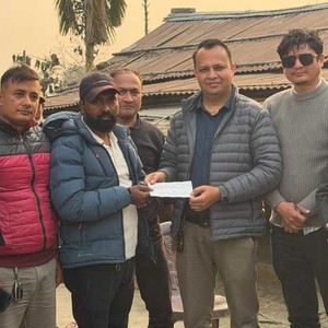 आर्यनको उपचारमा इक्यान झापाको आर्थिक सहयोग