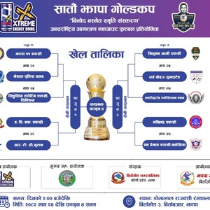 सातौँ झापा गोल्डकपको खेल तालिका सार्वजनिक सातौँ झापा गोल्डकपको खेल तालिका सार्वजनिक