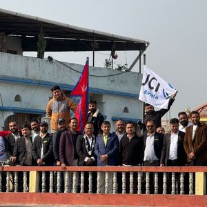 वीरता जेसीजमा झण्डोत्तोलन गरेर कार्यकाल शुभारम्भ