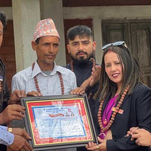 हल्दीबारी–३ का ३५ विद्यार्थीलाई जुत्ता–मोजा वितरण  