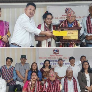 कृष्ण धराबासी दीर्घ साहित्य सेवा सम्मानबाट सम्मानीत कृष्ण धराबासी दीर्घ साहित्य सेवा सम्मानबाट सम्मानीत