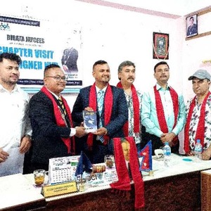 वीरता जेसीजमा निरुपित राष्ट्रिय उपाध्यक्ष अनिश भट्टराईको शाखा भ्रमण सम्पन्न