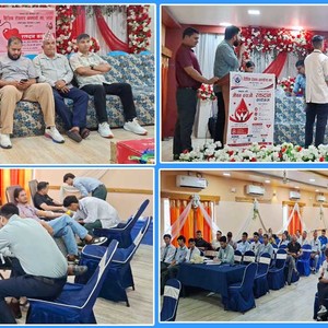 स्थापना दिवसमा वैदेशिक रोजगार व्यवसायी संघ झापाद्धारा रक्तदान कार्यक्रम, ६४ पिन्ट रगत संकलन 