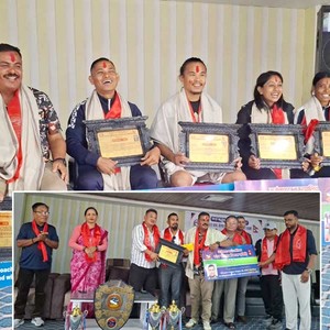 अर्जुनधाराका राष्ट्रिय तथा अन्तराष्ट्रिय ५ जना खेलाडी सम्मानीत अर्जुनधाराका राष्ट्रिय तथा अन्तराष्ट्रिय ५ जना खेलाडी सम्मानीत
