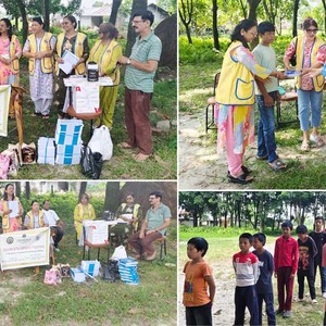  लोपउन्मुख चेपाङ छात्रावासमा लायन्स क्लब अफ विर्तामोड स्मार्ट लेडीको सहयोग 
