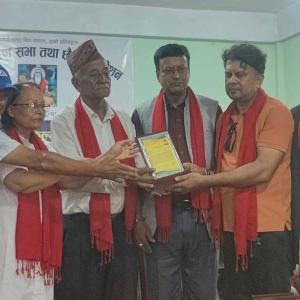 प्रसाई ट्रस्ट कल्याण कोषद्धारा सञ्चारकर्मी देवेन्द्र प्रसाई सम्मानीत प्रसाई ट्रस्ट कल्याण कोषद्धारा सञ्चारकर्मी देवेन्द्र प्रसाई सम्मानीत