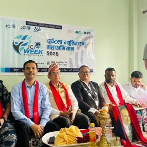 ट्राफिक दुर्घटना न्यूनीकरणका लागि वीरता जेसिजको महाअभियान शुभारम्भ