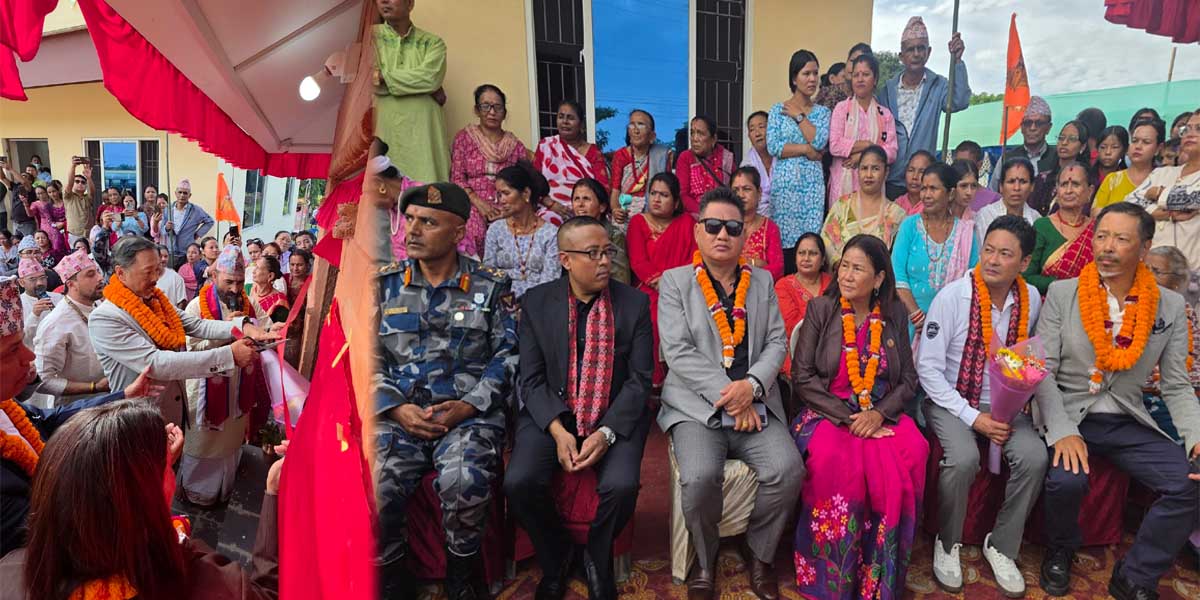 अर्जुनधारामा तीन वटा सामाजिक संस्था उद्घाटनसँगै समुदायलाई हस्तान्तरण  