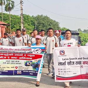 भद्रपुरमा डेङ्गी र जेई जोखिम बारे सचेतनामूलक कार्यक्रम  
