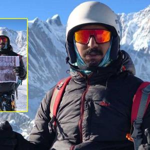 झापाका शरद जोशीद्वारा मार्दी हिमाल सफल आरोहण, बाढीपीडितलाई समर्पण