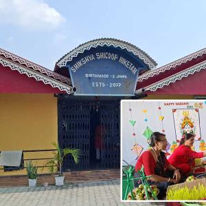 शिक्षा शिकोप निकेतनमा नानीबाबुहरुलाई यसरी मनाइयो बडादशैं 